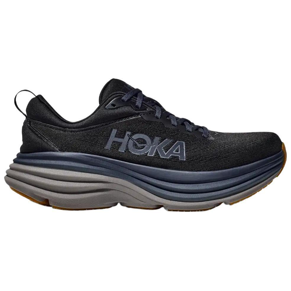 HOKA ONE ONE Bondi 8 Slip Resistant Abrasion Resistant Low top Running Shoes Men’s Black