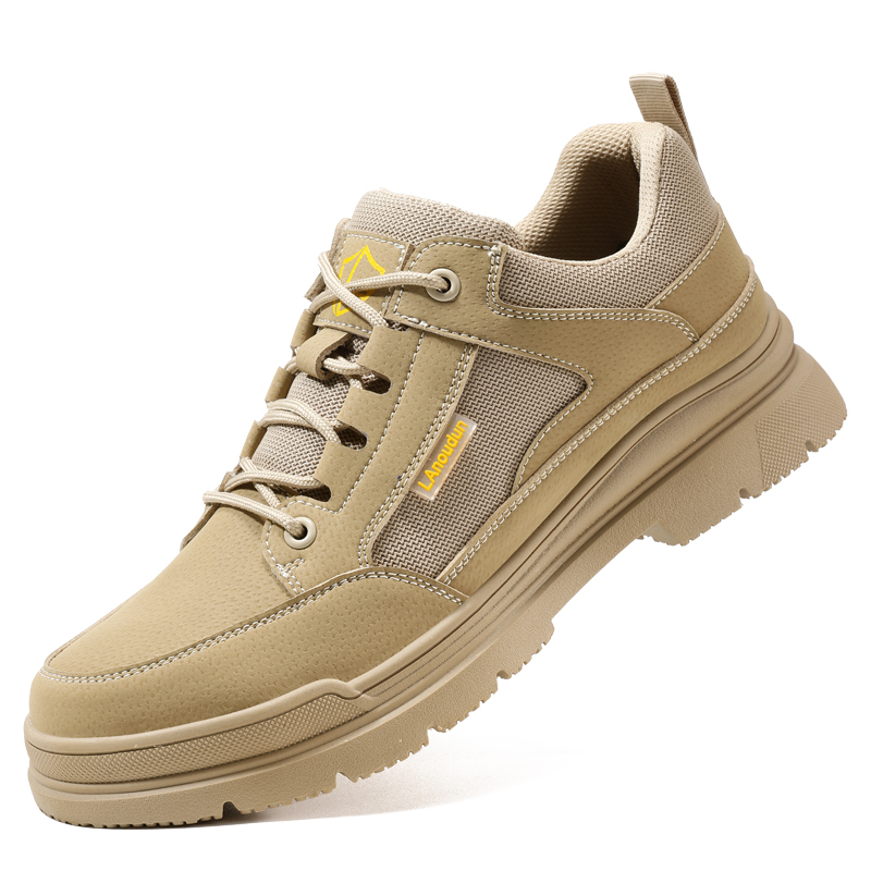 LANOUDUN Microfiber Leather Slip Resistant Abrasion Resistant Low top Outdoor Shoes Unisex