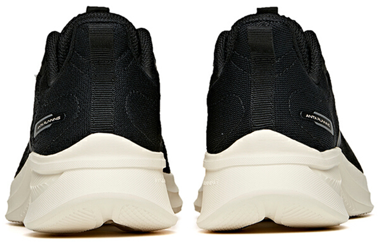 Anta Hydrogen Run Versatile Cushioning Slip Resistant Abrasion Resistant Low top Running Shoes Women’s Black White