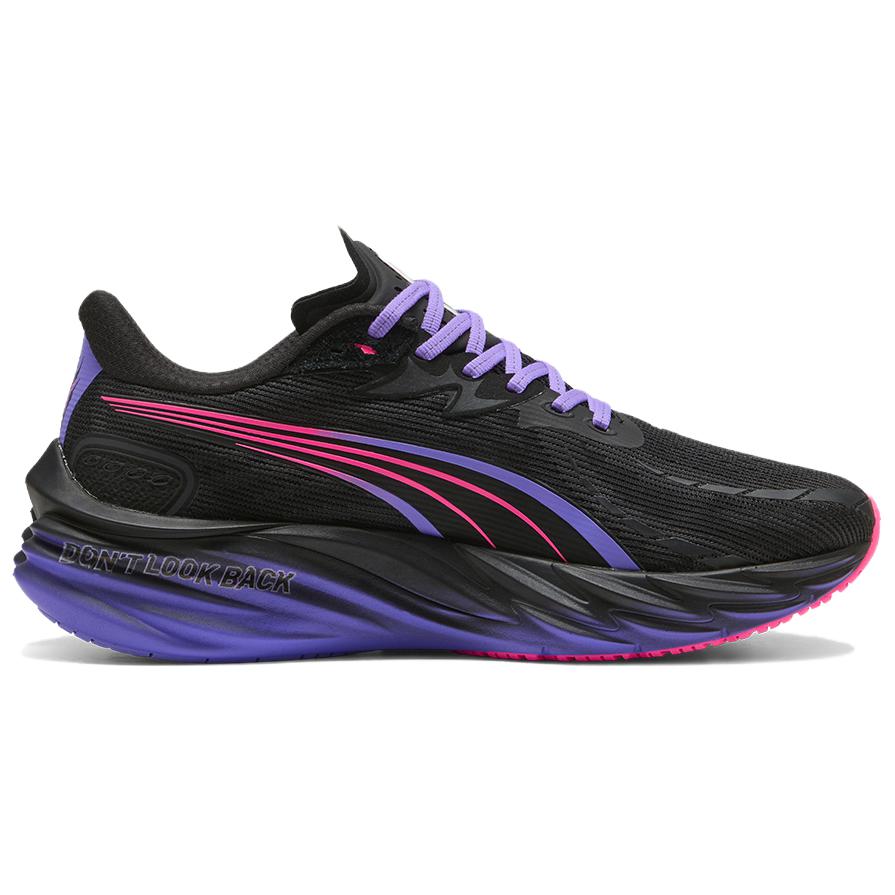 PUMA Velocity NITRO 4 Running Shoes Unisex Black Purple