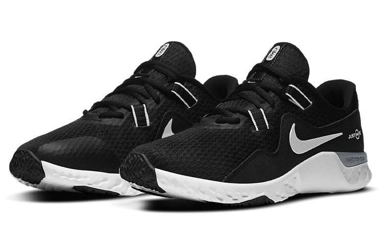 Мужские кроссовки Nike Renew Retaliation TR 2 (черно-белые) — Чёрный / белый — фото 3