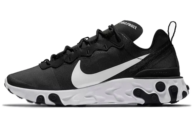Nike React Element 55 Black White Women's