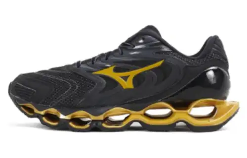 Wave Prophecy Mizuno 12 S 'Black Gold Reflective'