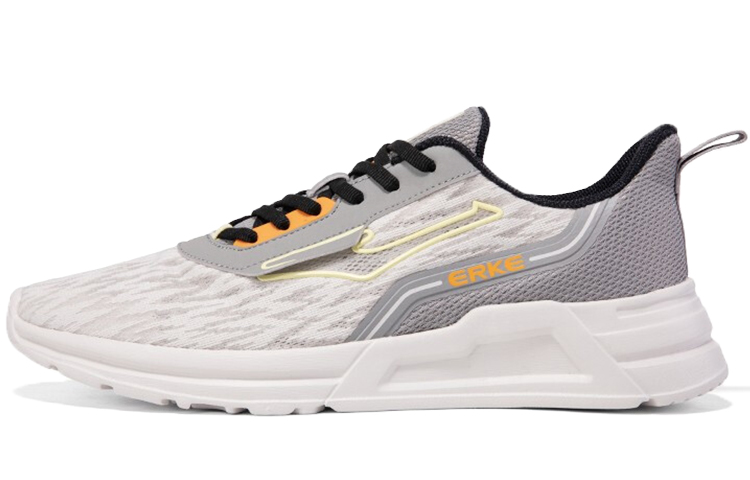 Erke Cushioning Slip Resistant Breathable Low top Running Shoes Men’s Gray