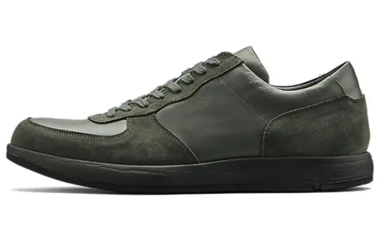 Asics Runwalk Vintage Low top Running Shoes Men's Green Gray