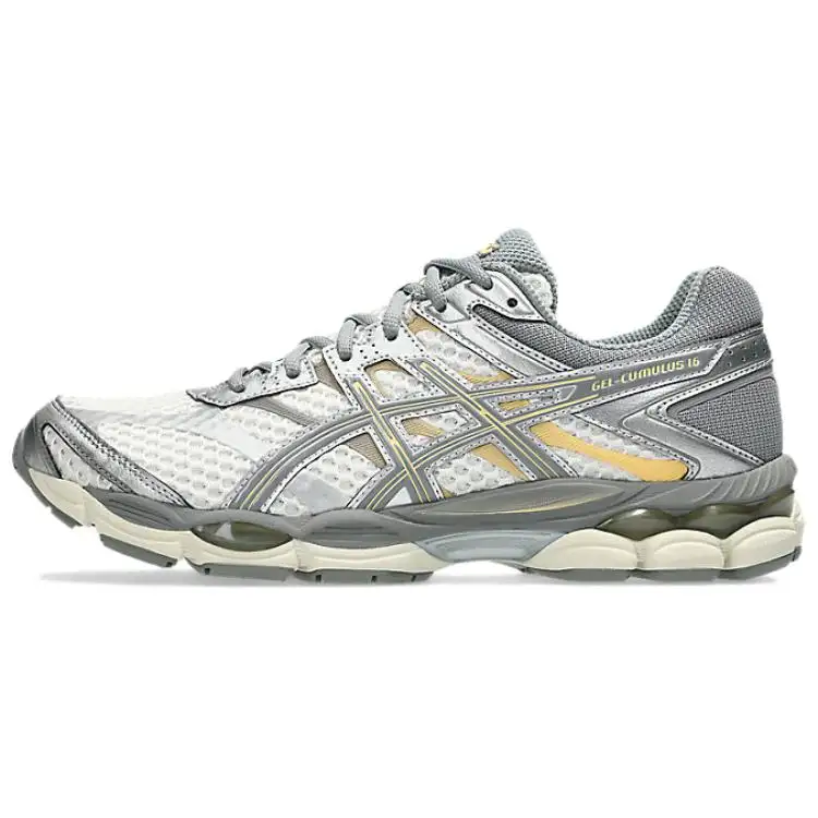 ASICS Gel Cumulus 16 Classic And Versatile Fabric Casual Running Shoes Unisex Gray