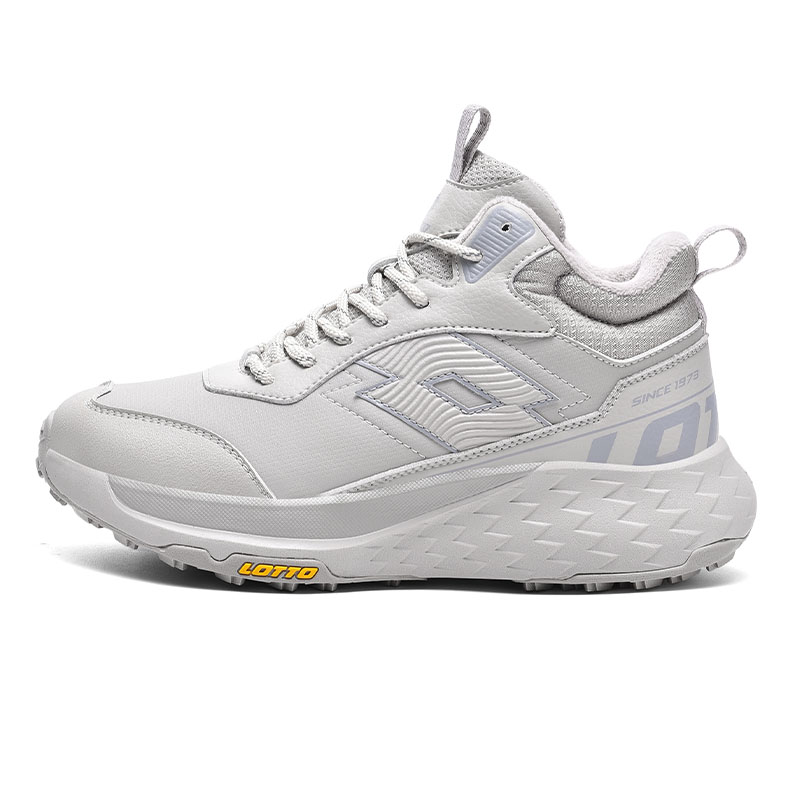 LOTTO Fleece Lined Thermal Snowfield Boots Cushioning Slip Resistant Abrasion Resistant Height Increasing High top