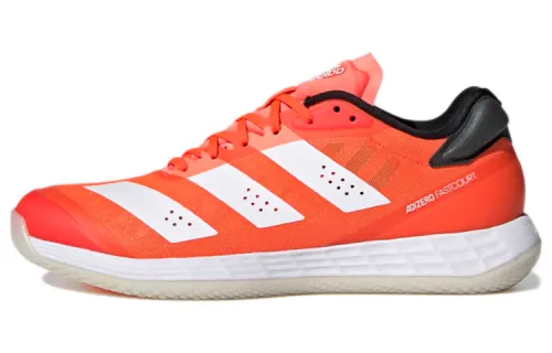 Adidas Adizero Fastcourt Running Shoes Unisex Low Top Orange/White