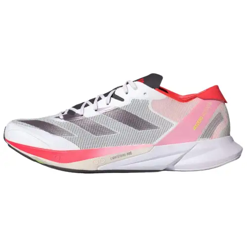 Adizero Adios 8 Adidas 'White Aurora Solar Red'