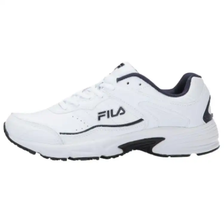 FILA Leather Low top Running Shoes Men's White