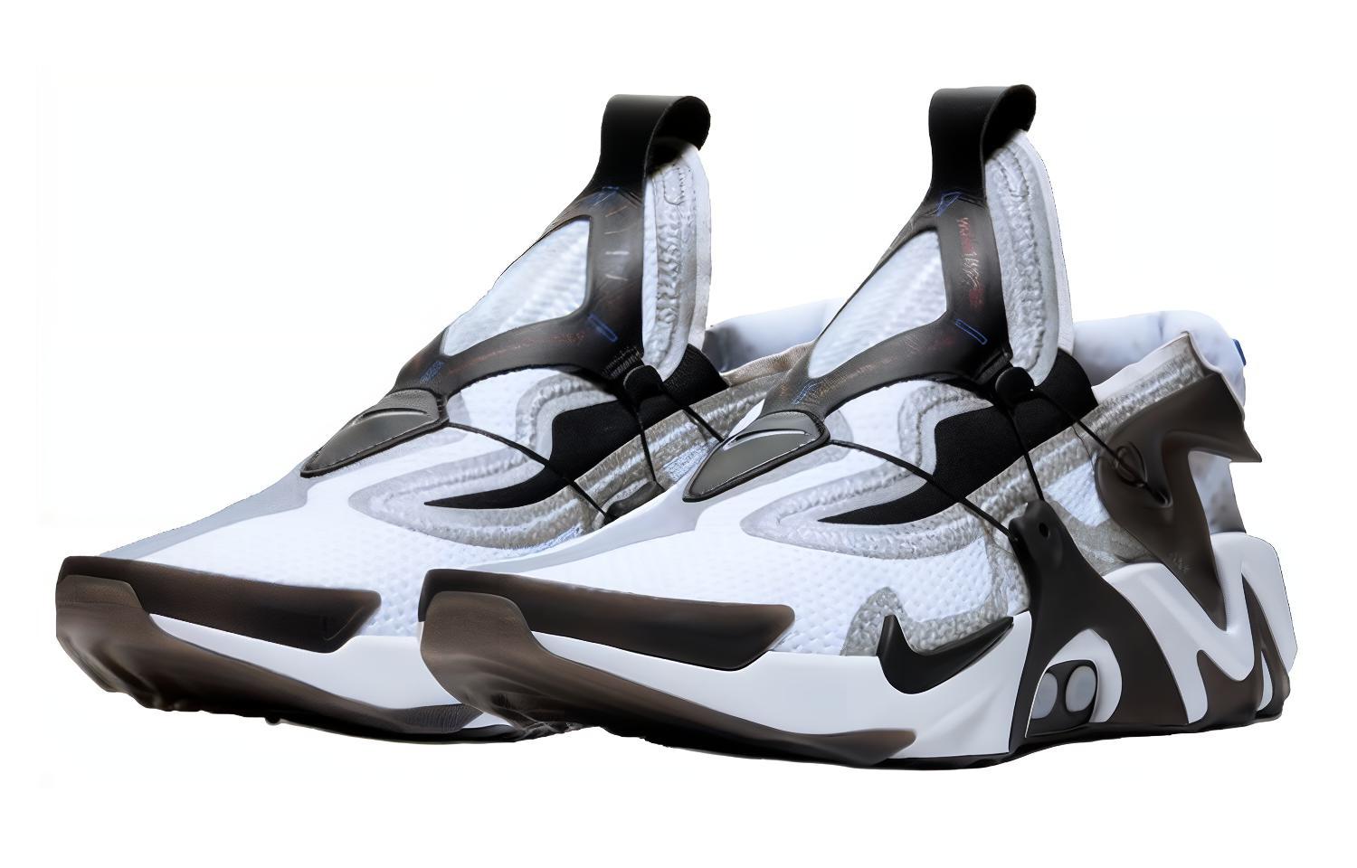 Мужские кроссовки Nike Hyper Adapt (черно-белые) — Чёрный / белый — фото 3