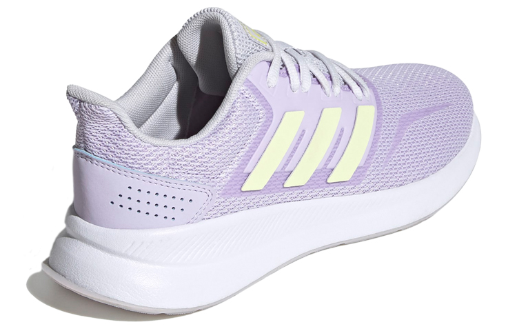 Adidas Neo Runfalcon Vintage Mesh Slip Resistant Low top Casual Running Shoes Women’s Light Purple Yellow