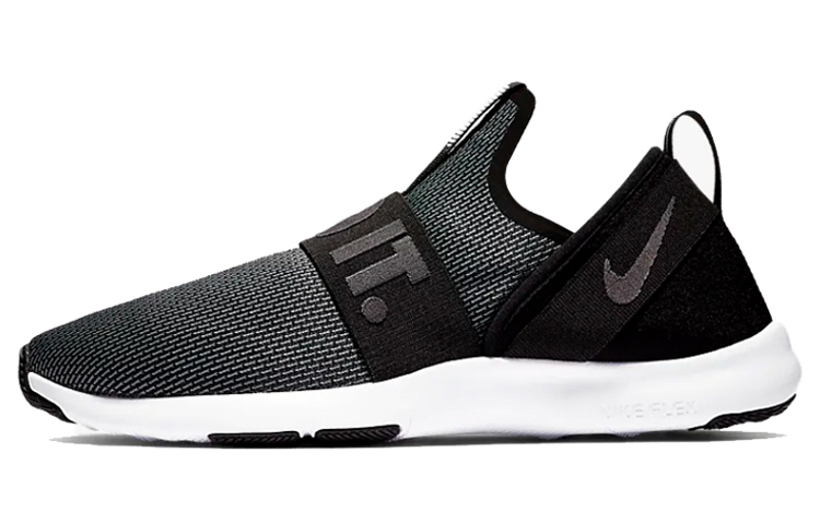 Женские кроссовки Nike Flex Motion TR (черные) — Чёрный / белый — фото 1