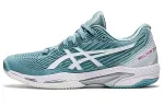 Asics Solution Speed FF 2 Clay Abrasion Resistant Low top Running Shoes Women's Blue White