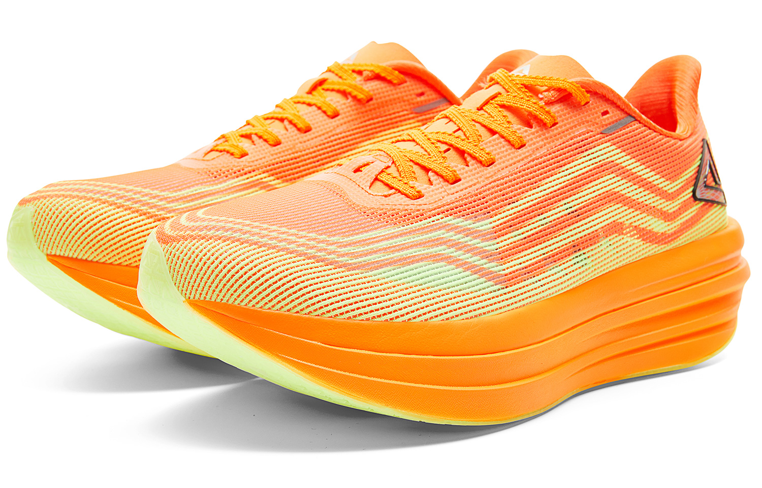 PEAK Cushioning Rebound Abrasion Resistant Slip Resistant Low top Running Shoes Men’s Fluorescent Orange