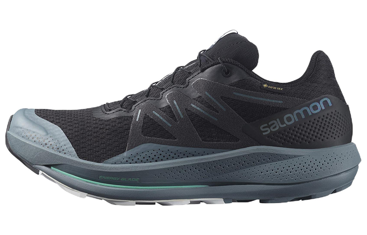 SALOMON Pulsar Trail Fabric Abrasion Resistant Low top Running Shoes Men's Black
