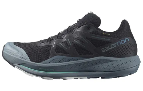 SALOMON Pulsar Trail Fabric Abrasion Resistant Low top Running Shoes Men's Black