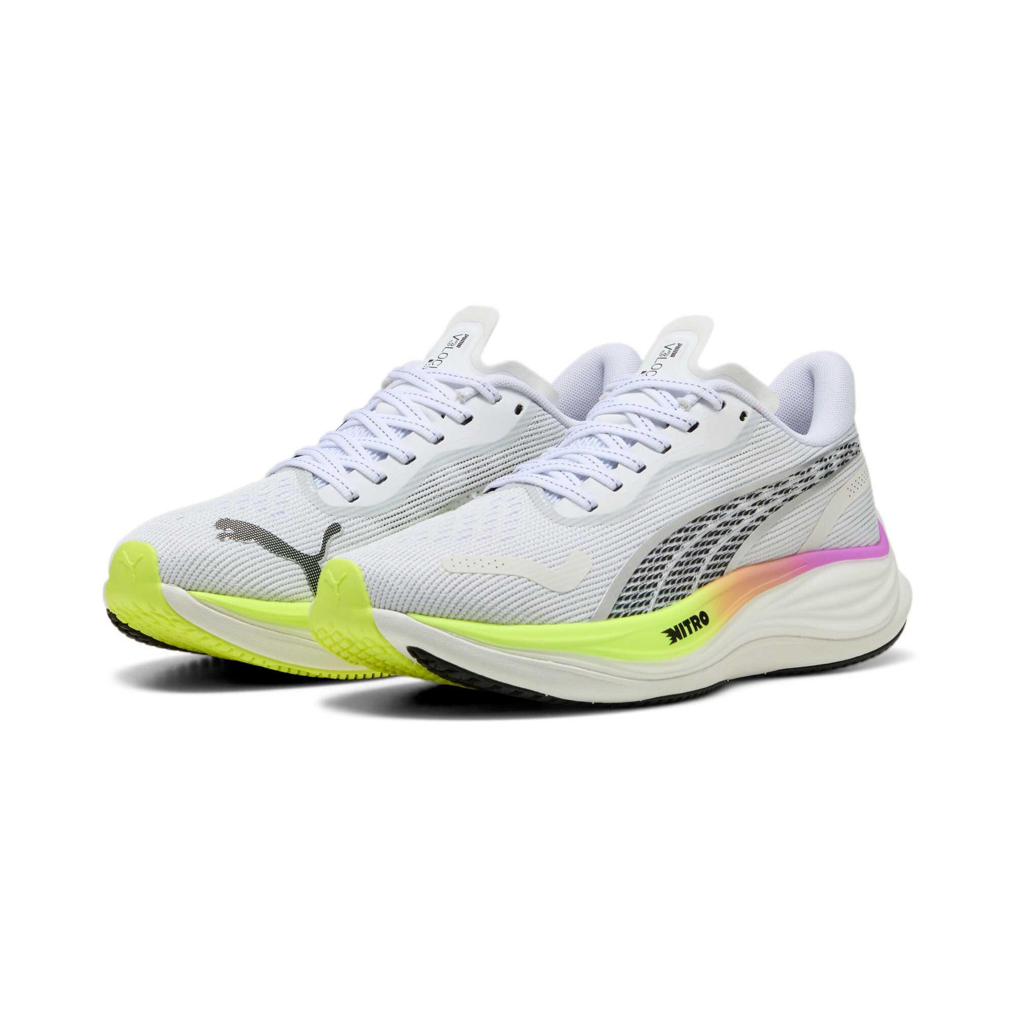 PUMA Comfortable Slip Resistant Abrasion Resistant Low top Running Shoes Women’s Gray
