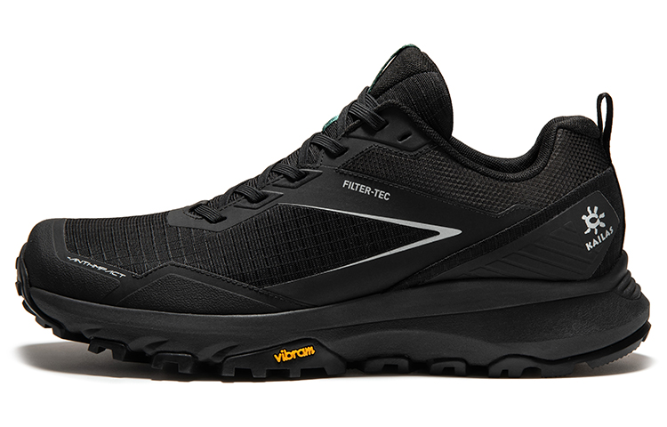 KAILAS Low top Mountain Running Hiking Shoes Men's Ink Black