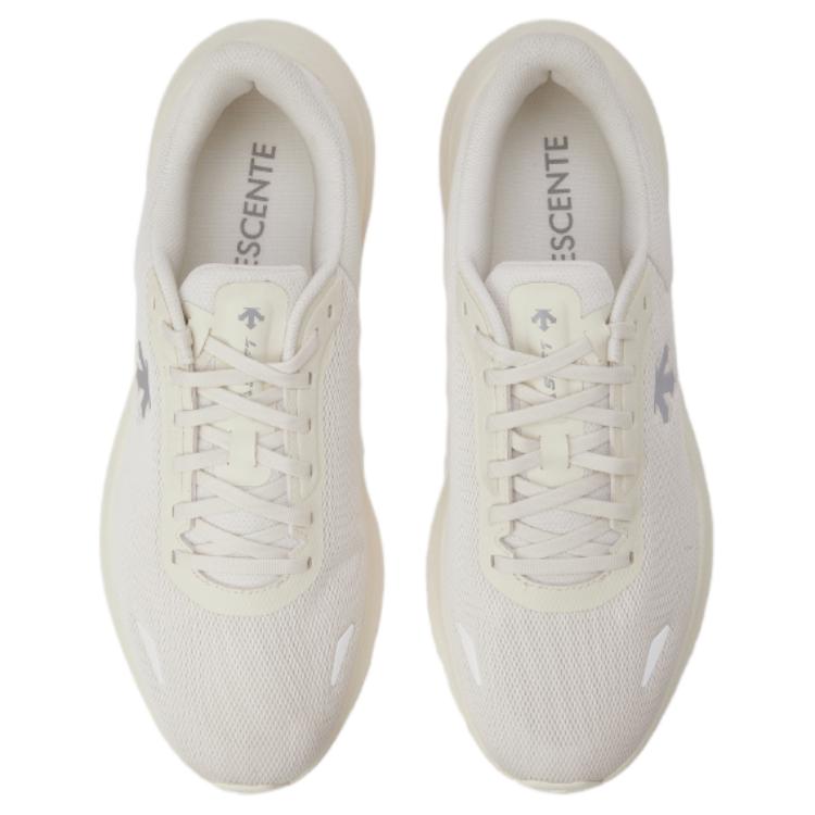 DESCENTE Z Soft Slip Resistant Abrasion Resistant Low top Running Shoes Unisex Beige