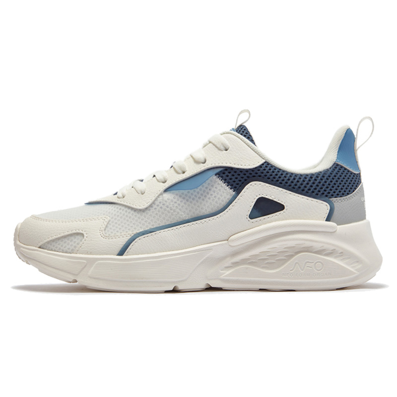 361° Breathable And Lightweight Low top Casual Running Shoes Men’s White Blue