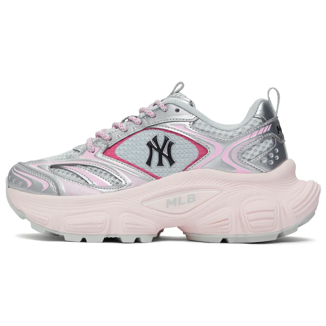 MLB New York Yankees Height Increasing Low top Chunky Sneakers Unisex Pink