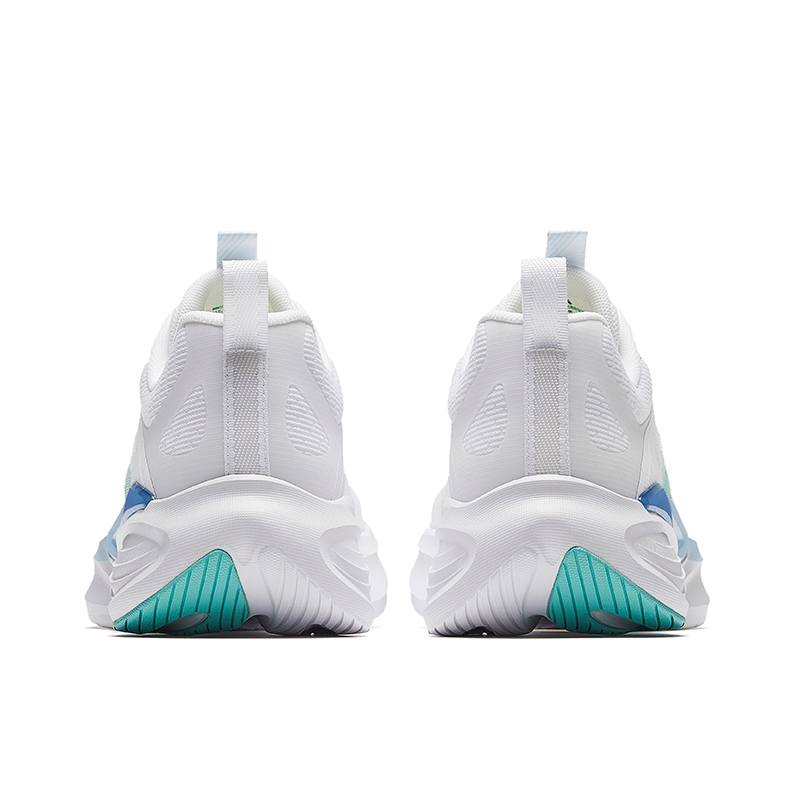 Anta Lingyun Slip Resistant And Breathable Slip Resistant And Breathable Low top Casual Running Shoes Men’s White Blue