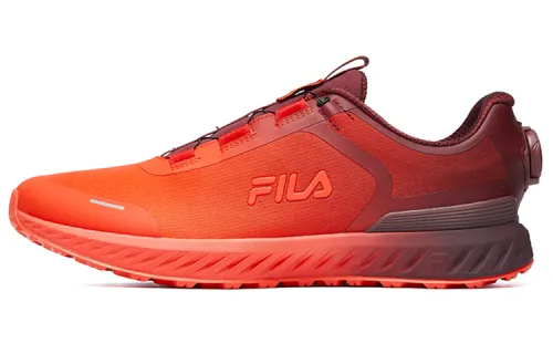 FILA Fence Textile, TPU Low top Running Shoes Men's Red
