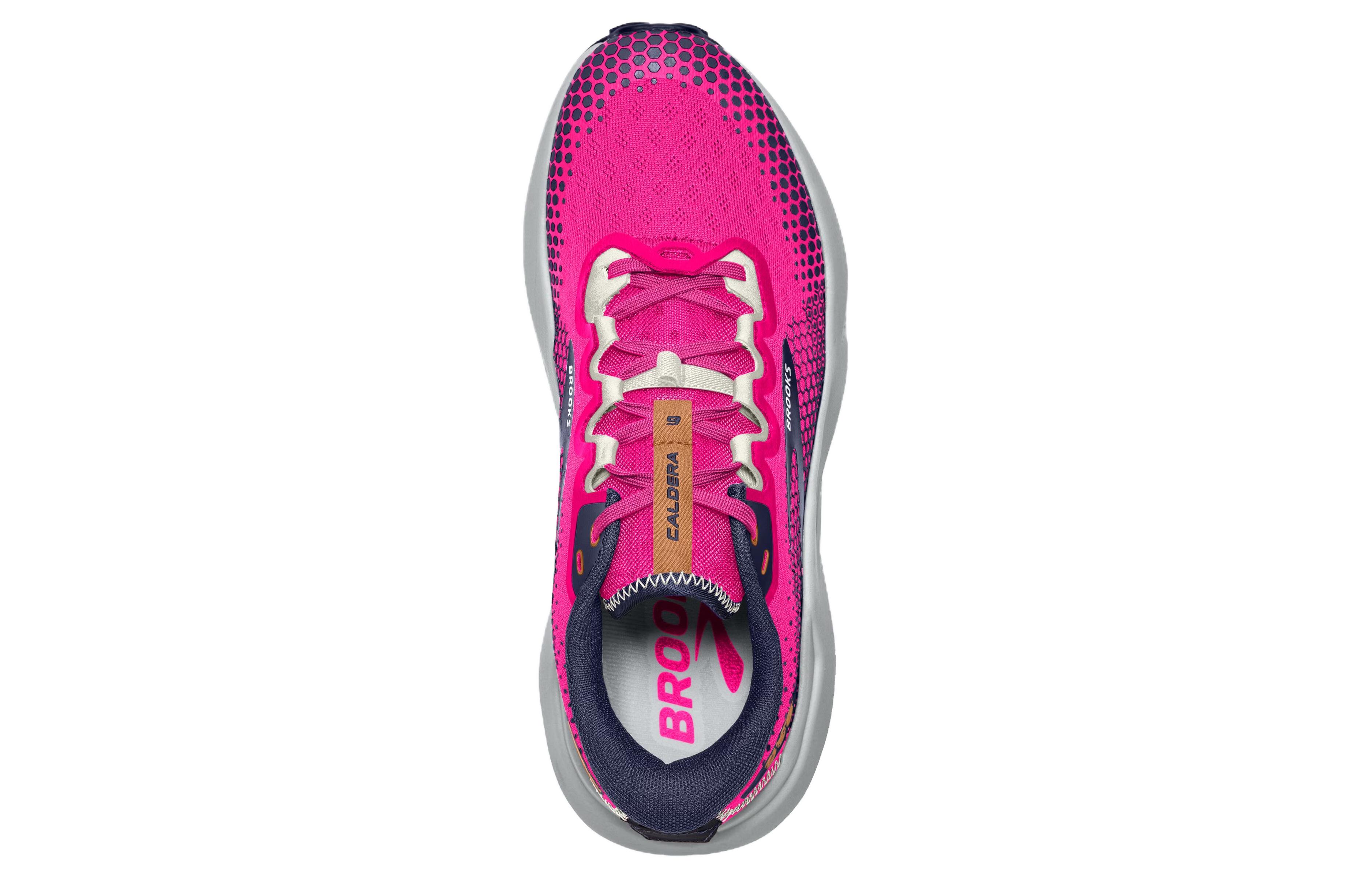 Brooks Caldera 6 Slip Resistant Abrasion Resistant Low top Mountaineering Outdoor Shoes Women’s Rose Red