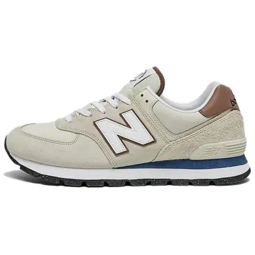 574 New Balance Rugged 'White Brown'