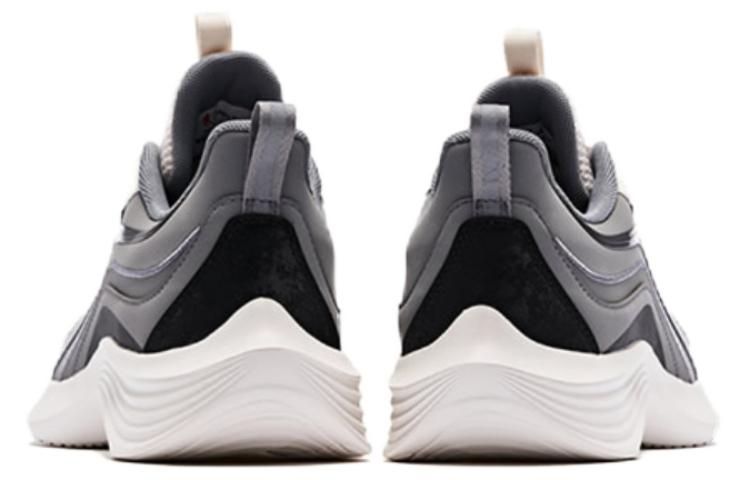 QIAODAN Light Cloud Cushioning Lightweight Cushioning Lightweight Low top Running Shoes Men’s Black Gray