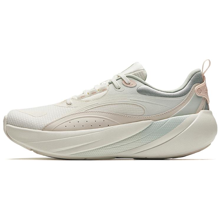 Anta Cotton Candy Dash 3 Slip Resistant Abrasion Resistant Low top Casual Running Shoes Women’s Beige Gray