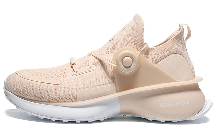 PEAK Tai Ji2.0 Mesh Cushioning Slip Resistant Abrasion Resistant Low top Running Shoes Men’s Dusty Pink