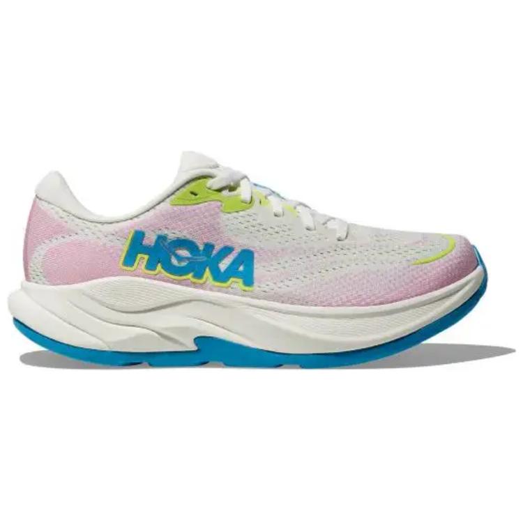 HOKA ONE ONE Slip Resistant Abrasion Resistant Low top Running Shoes Women’s White Pink