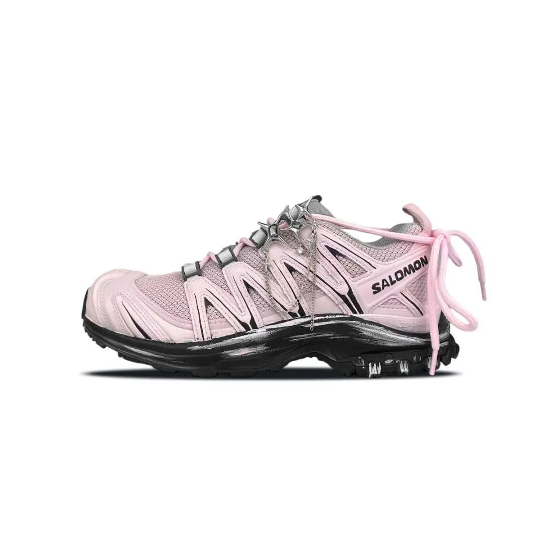 SALOMON XA PRO 3D Cushioning Support Low top Trail Running Training Running Shoes Unisex Black Pink