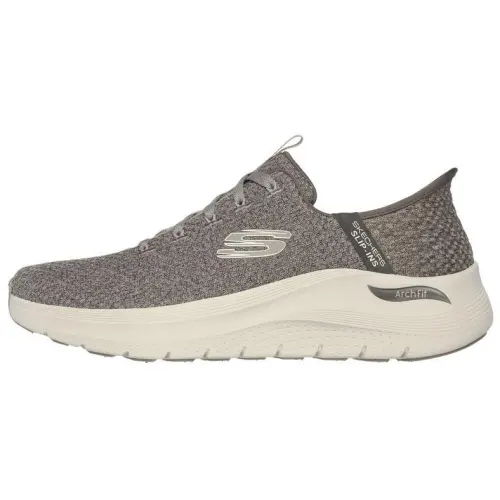 Skechers Slip Ins Low top Casual Running Shoes Men's Taupe