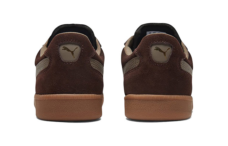 PUMA Liga Suede Low Casual Board Shoes Chocolate Brown