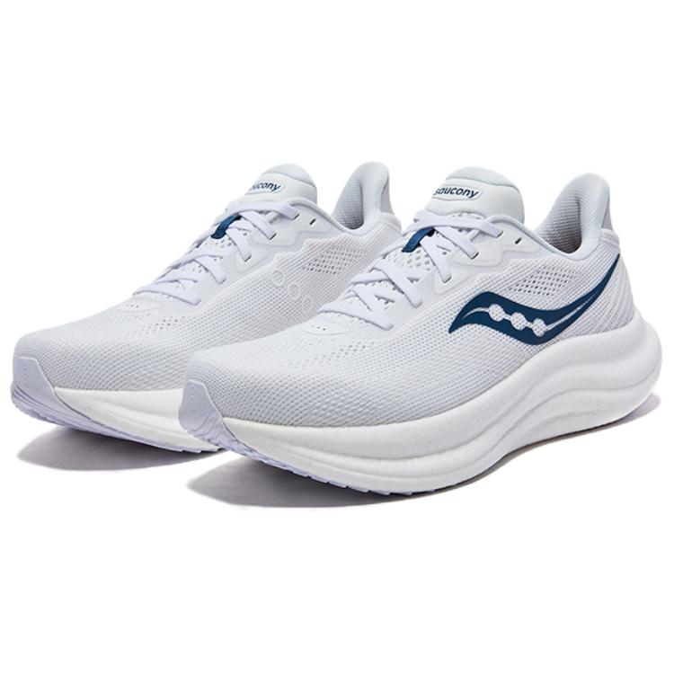 Saucony Triumph Victory 23 Running Shoes Unisex White Blue