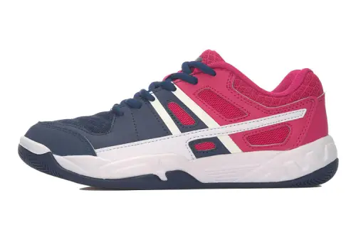 Li Ning Slip Resistant Abrasion Resistant Low top Running Shoes Women's Pink Blue