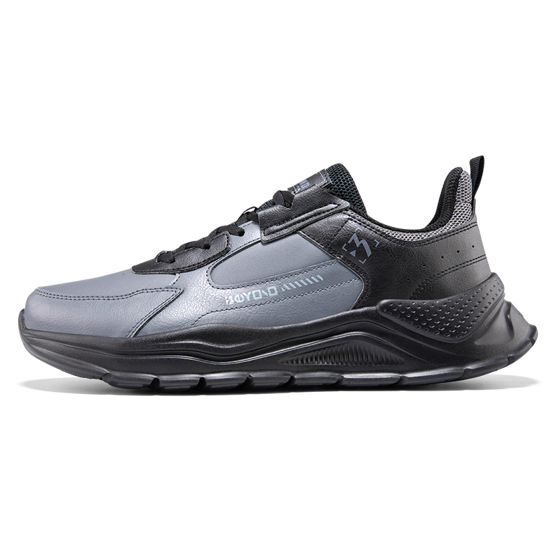361° Slip Resistant, Abrasion Resistant, Lightweight Low top Running Shoes Men’s Gray Black