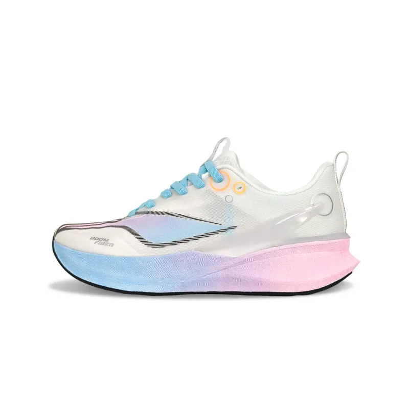 Li Ning Red Hare 8PRO Slip Resistant, Abrasion Resistant, Breathable Low top Casual Running Shoes Men's White Pink Blue