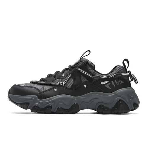 FILA Fila Cat's Claw 5th Generation Heritage Sneakers Retro Y2K Running Shoes Series Comfortable, Sweat-Absorbent and Wrapping Low-top Dad Shoes Men's Black Gray