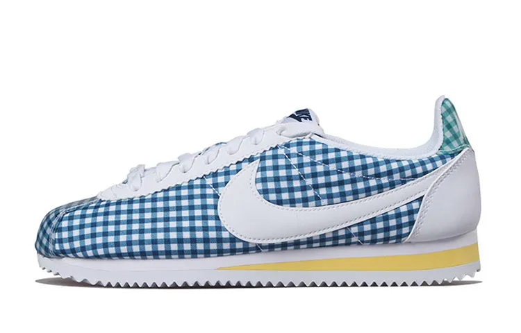 Nike Cortez Retro Sport Wear Resistant Low Top Casual Running Shoes Unisex Blue