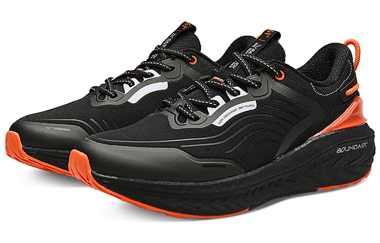 361° Popping Foam Low top Running Shoes Men’s Black Orange ETPU Technology