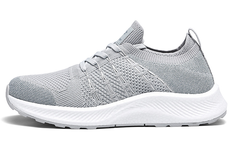 LOTTO Cushioning Slip Resistant Abrasion Resistant Breathable Lightweight Low top Running Shoes Men’s Black Gray