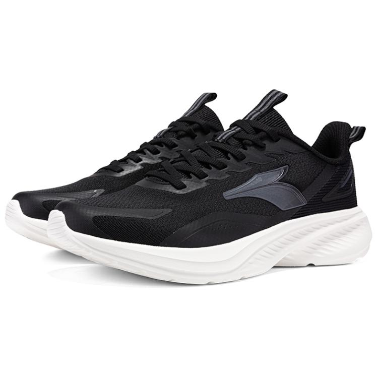 361° Comfortable Slip Resistant, Abrasion Resistant, Lightweight Low top Casual Running Shoes Men’s Black White