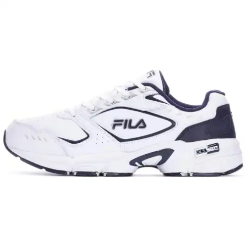 FILA Cushioning Breathable Low top Running Shoes Men's White