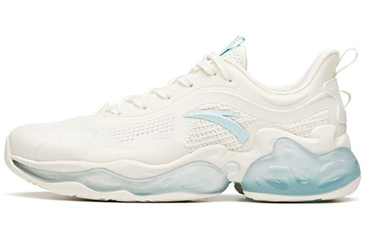 Anta A Jelly A JELLY Slip Resistant Abrasion Resistant Low top Running Shoes Women's Blue White