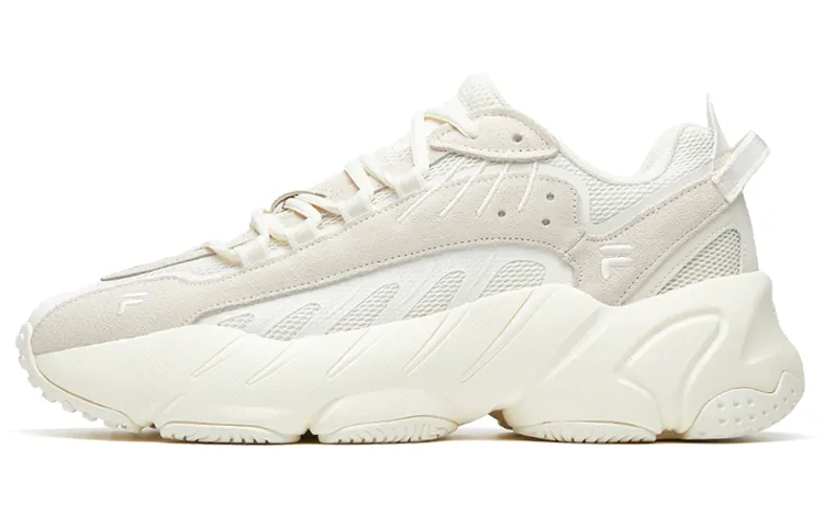 FILA Ade Vintage Textile, Synthetic Leather, Leather Abrasion Resistant Breathable Low top Casual City Commuting