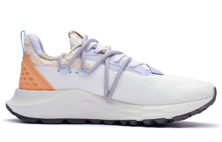 Li Ning Cloud Shield PLUS Abrasion Resistant Breathable Low top Running Shoes Women’s Mist White